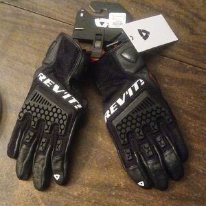 Black Protective Motorcycle Gloves